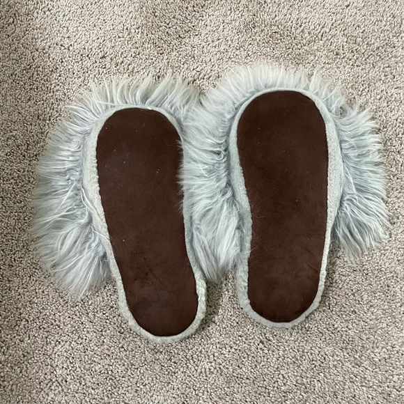 Alpaca shaggy slippers - Picture 3 of 5